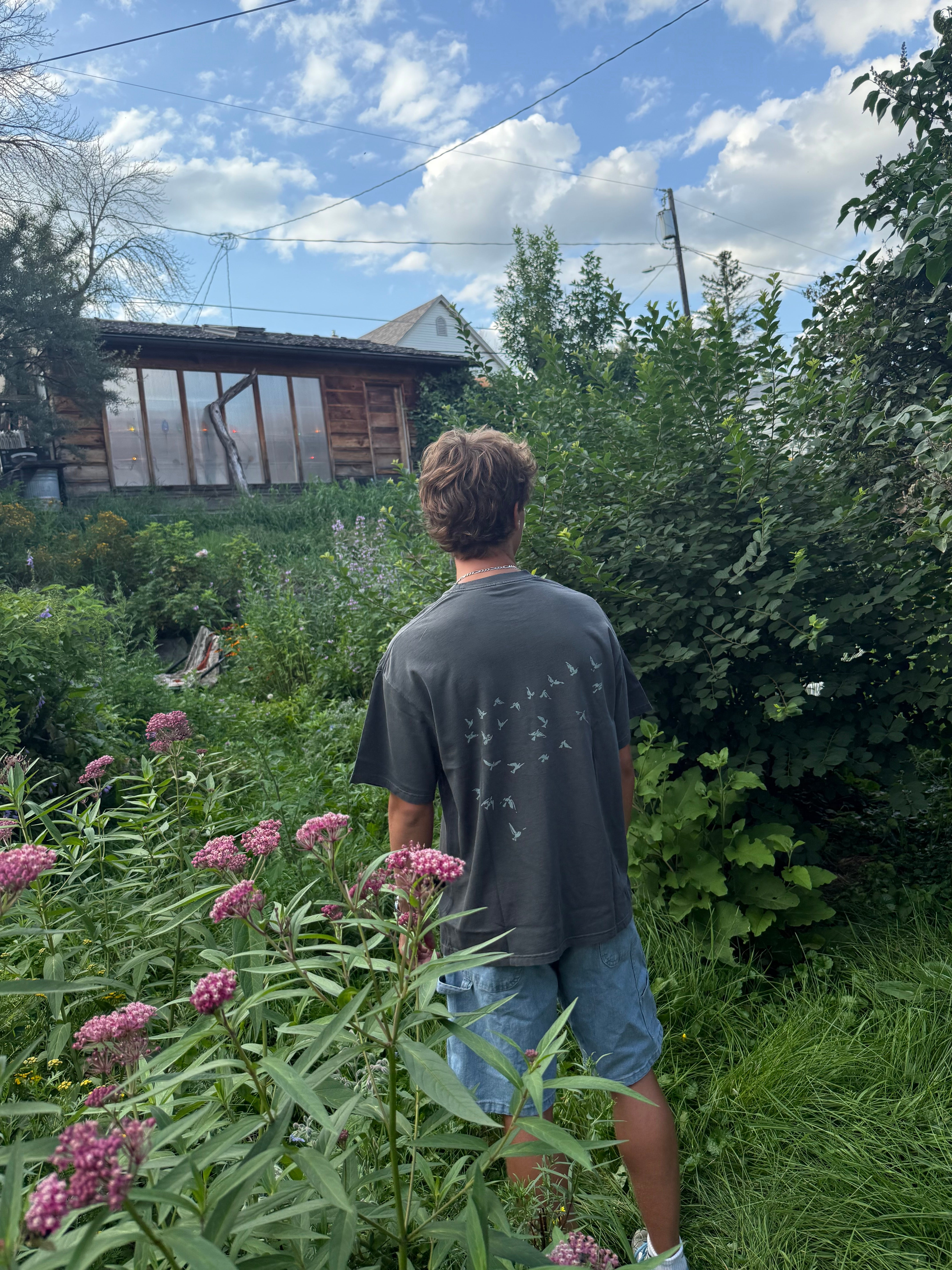 Oversized Flock of Birds t-shirt