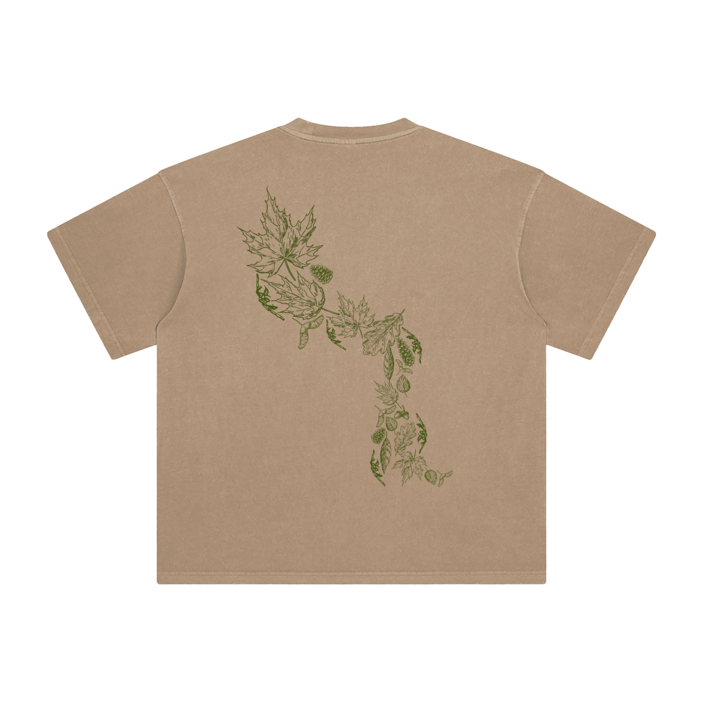 Leaf Trace Washed T-shirt
