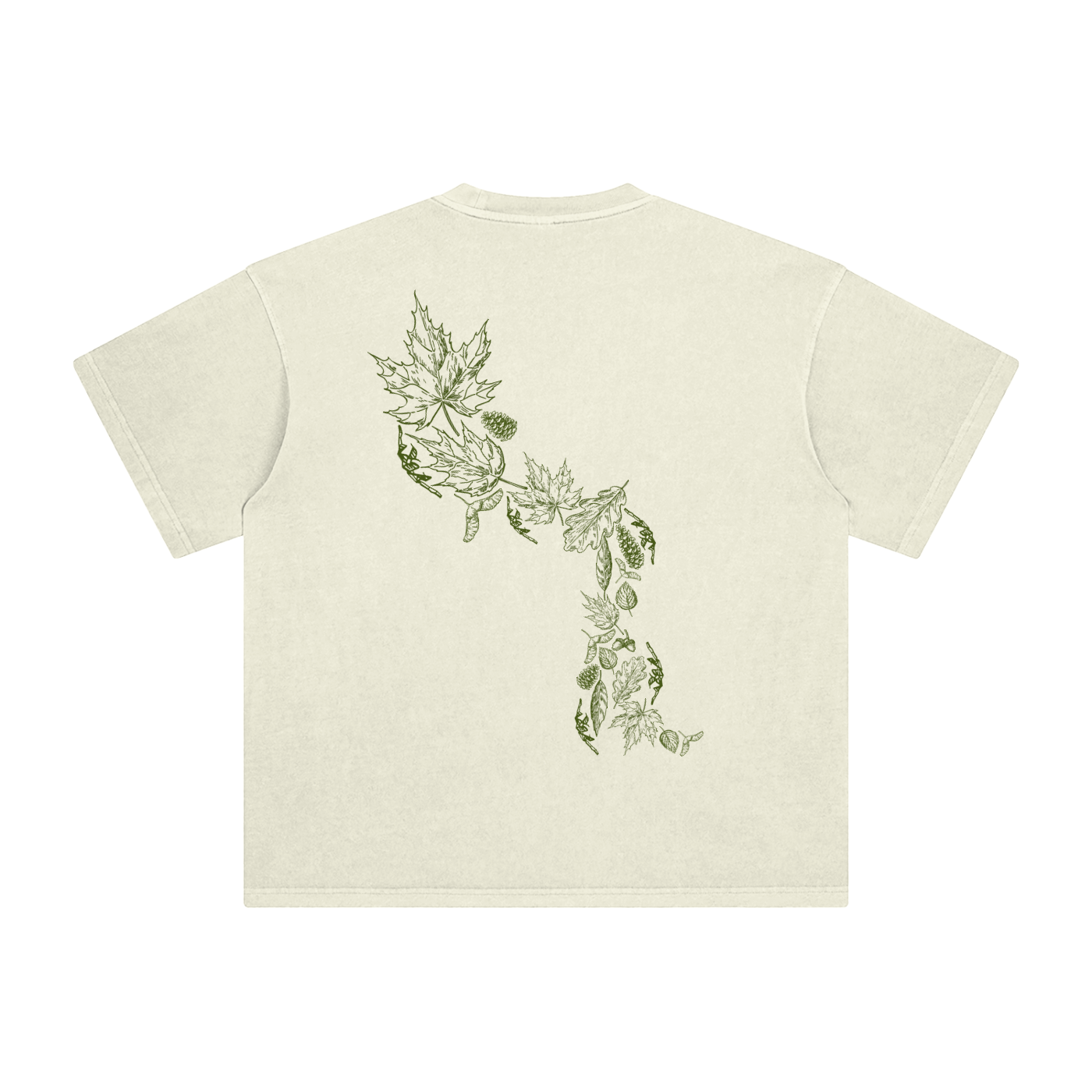 Leaf Trace Washed T-shirt